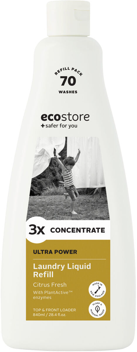 Laundry Liquid 3x Concentrate Ultra Power Refill 840ml