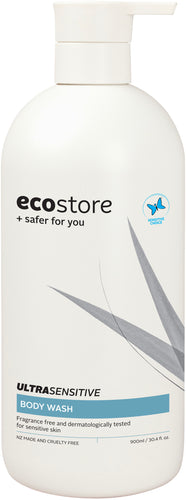 Fragrance Free Ultra Sensitive Body Wash w/pump 900ml
