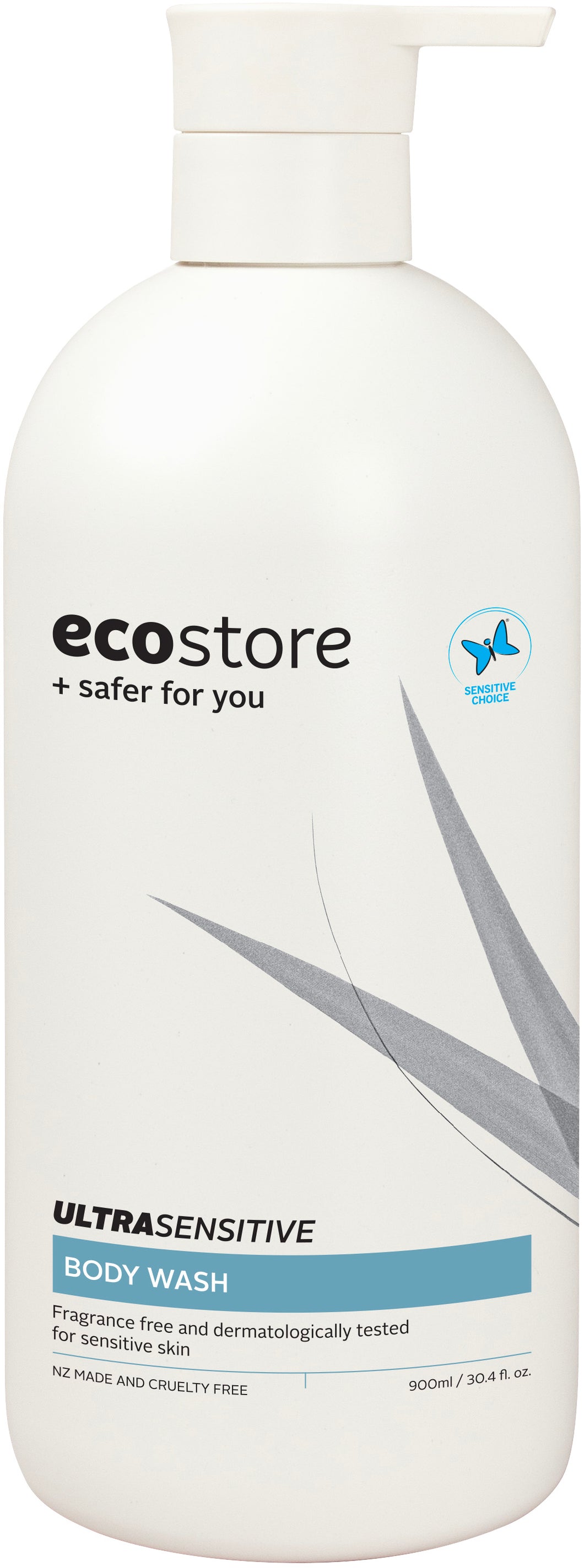 Fragrance Free Ultra Sensitive Body Wash w/pump 900ml