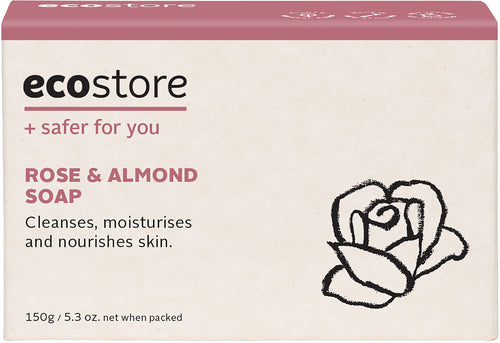 Rose & Almond Oil Bar Soap 150g