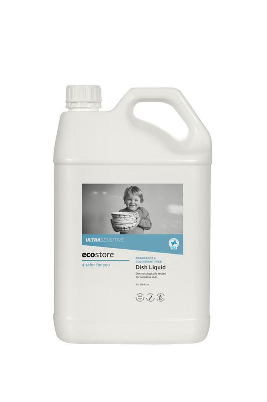 Fragrance Free Ultra Sensitive Dish Liquid Bulk 5l